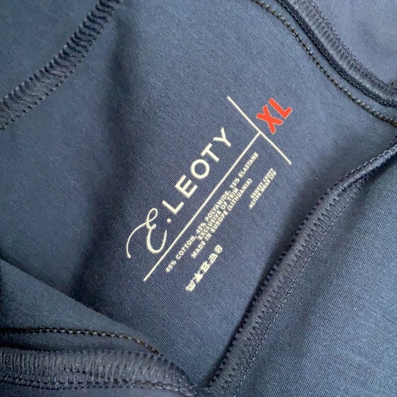 E. Leoty Corset Leggings Navy Black - Picture 10 of 10